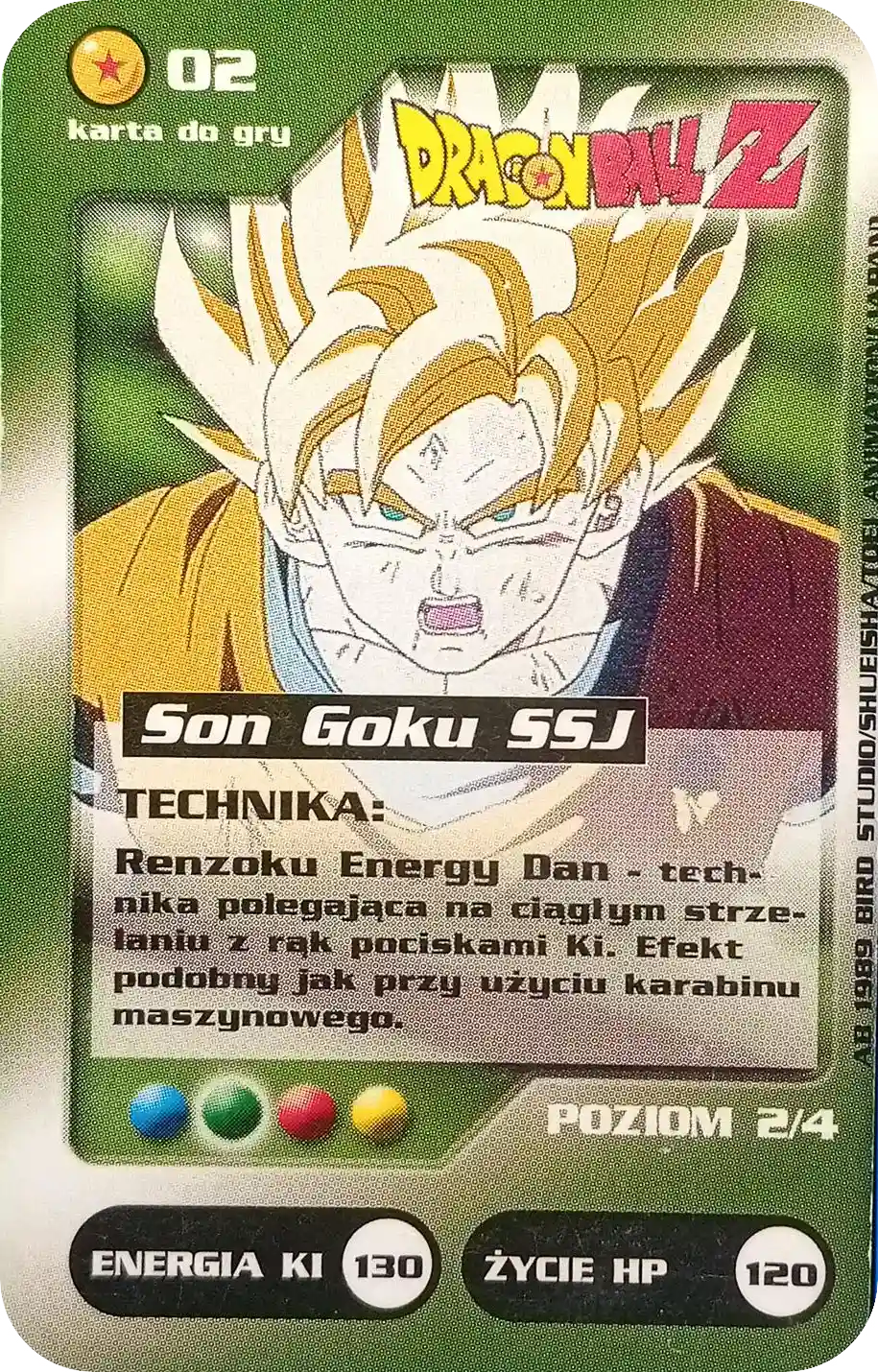 Dragon Ball Karty do gry - Son Goku SSJ