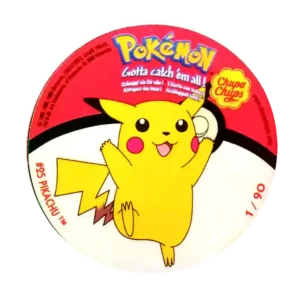 Naklejka Pokemon Chupa Chups z pokemonem pikachu