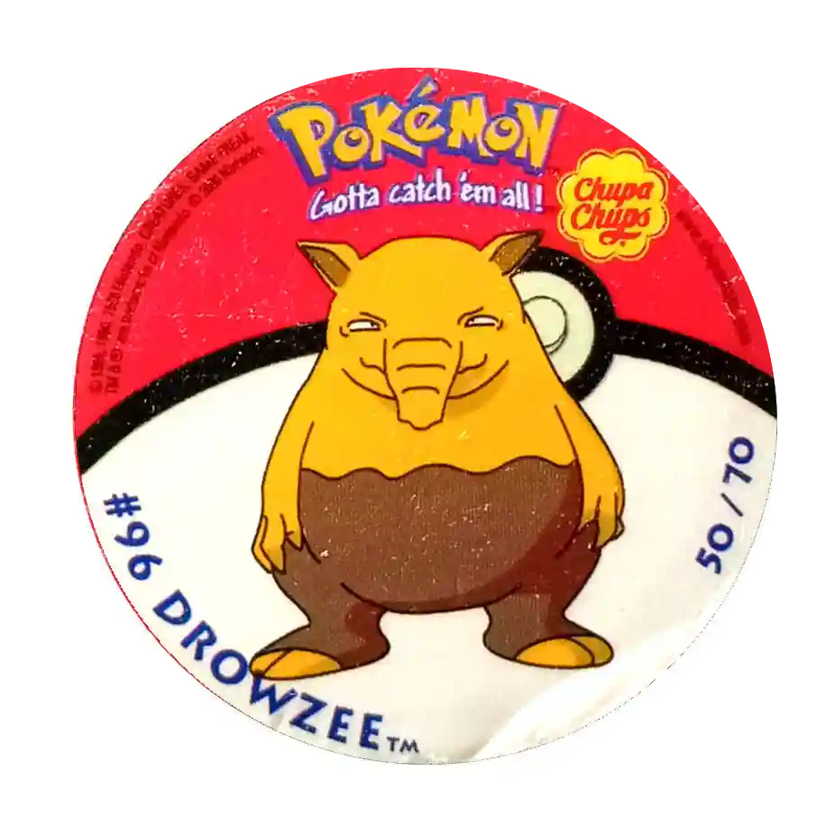 Naklejka Pokemon Chupa Chups Seria 1 - Drowzee