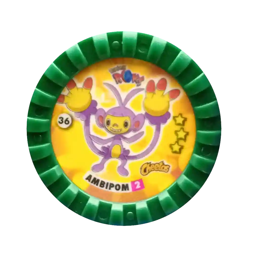 Kolekcja Cheetos Pokemon Tazo Roks Żeton - Ambipom