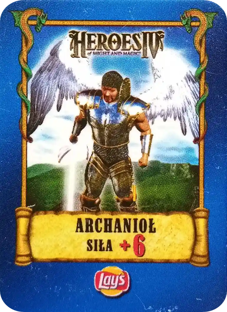 Kolekcja Heroes IV Karty Lay's - Archanioł