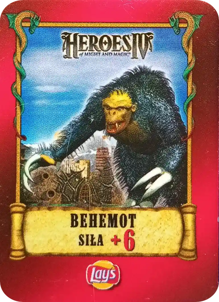 Kolekcja Heroes IV Karty Lay's - Behemot