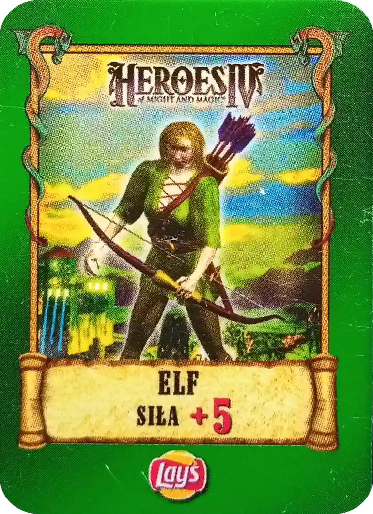 Kolekcja Heroes IV Karty Lay's - Elf