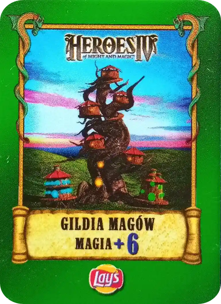 Kolekcja Heroes IV Karty Lay's - Gildia Magów