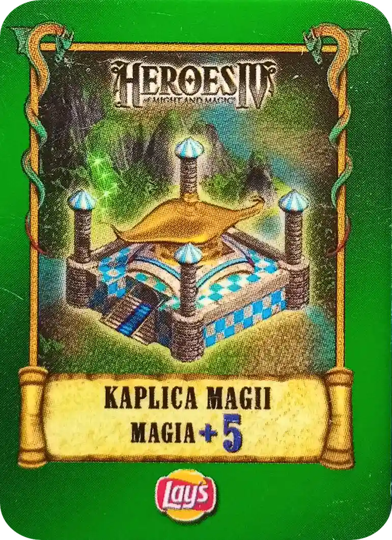 Kolekcja Heroes IV Karty Lay's - Kaplica Magii