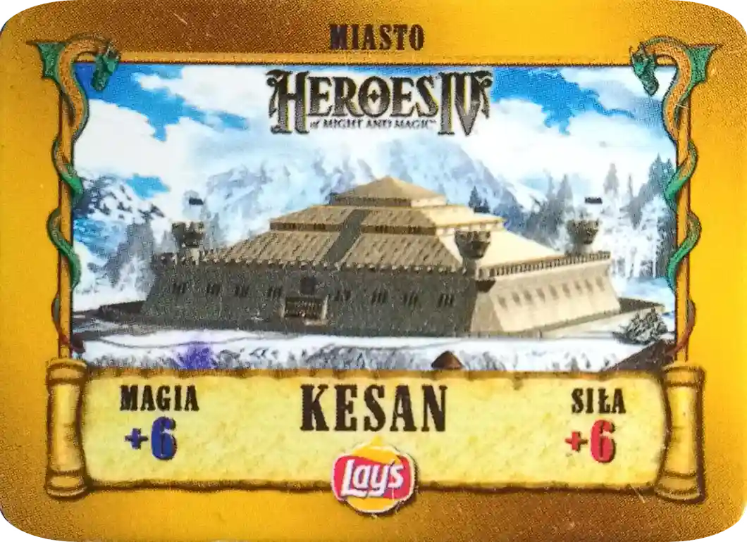 Kolekcja Heroes IV Karty Lay's - Kesan