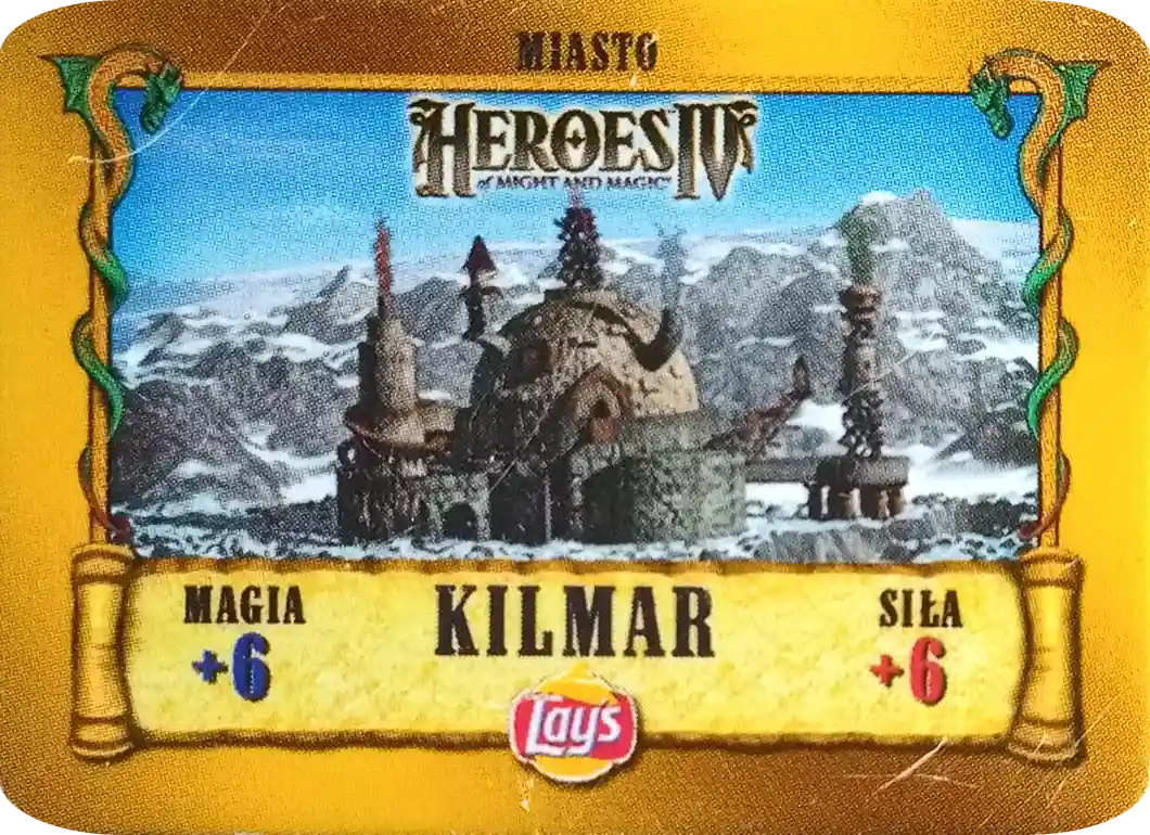 Kolekcja Heroes IV Karty Lay's - Kilmar