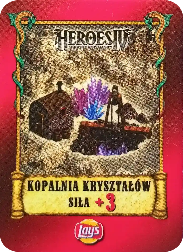 Kolekcja Heroes IV Karty Lay's - Kopalnia Kryształów