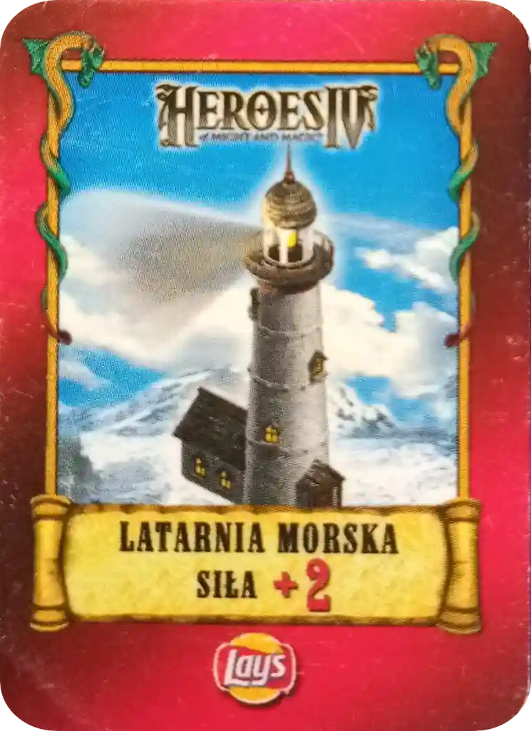 Kolekcja Heroes IV Karty Lay's - Latarnia Morska