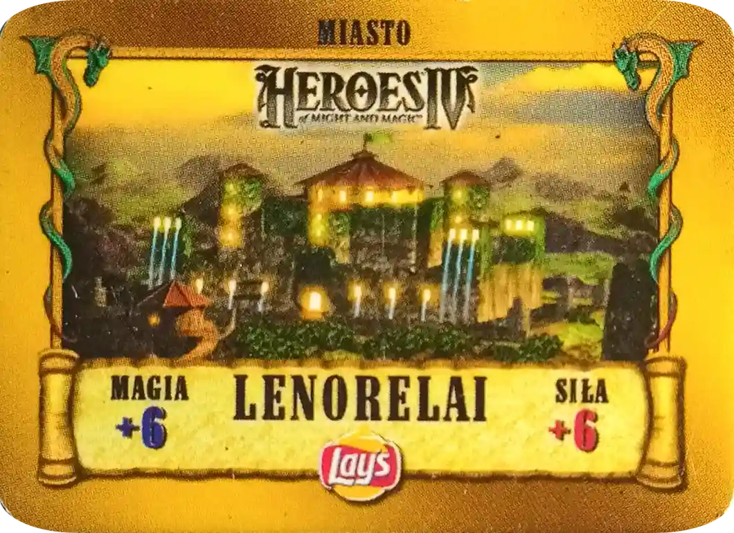 Kolekcja Heroes IV Karty Lay's - Lenorelai