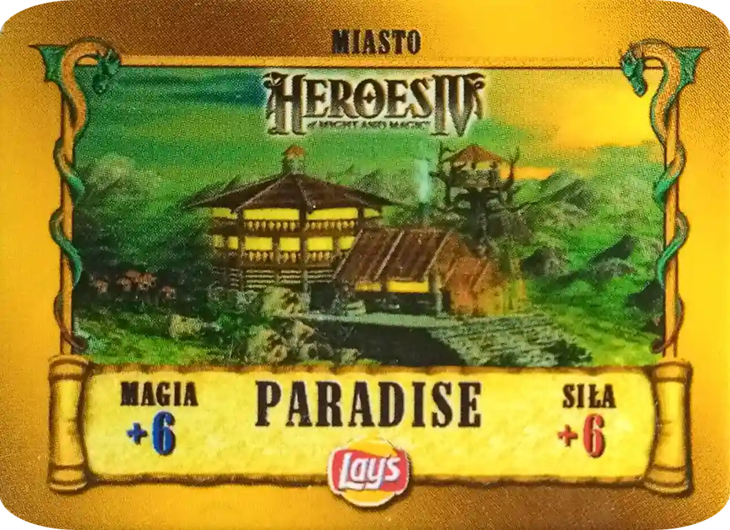 Kolekcja Heroes IV Karty Lay's - Paradise