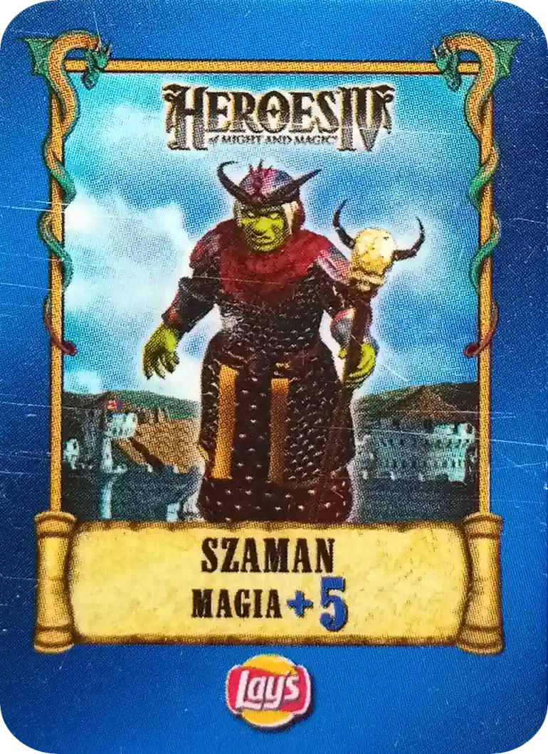 Kolekcja Heroes IV Karty Lay's - Szaman