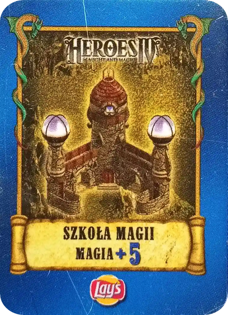 Kolekcja Heroes IV Karty Lay's - Szkoła Magii
