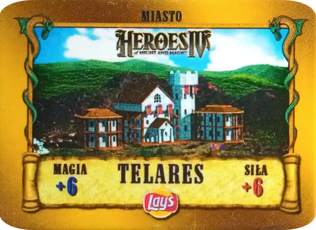 Kolekcja Heroes IV Karty Lay's - Telares
