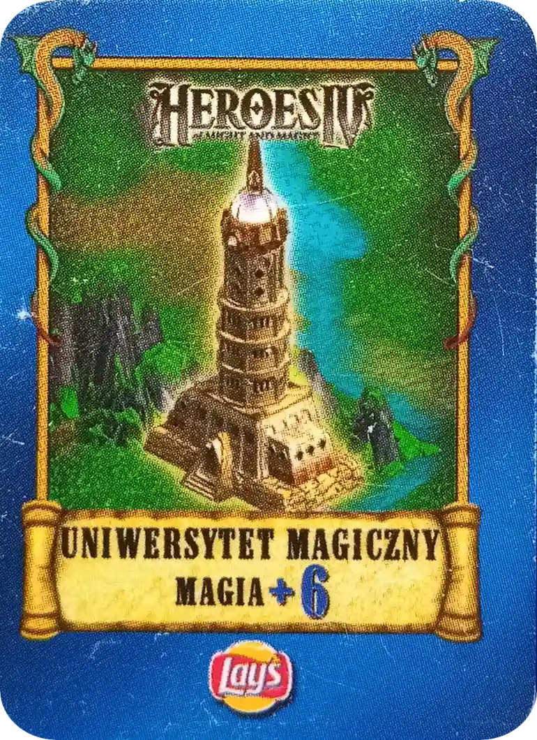 Kolekcja Heroes IV Karty Lay's - Uniwersytet Magiczny