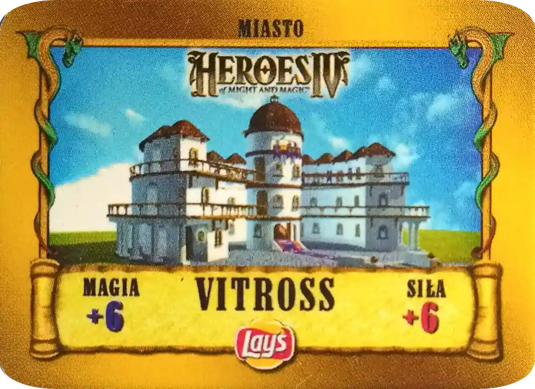 Kolekcja Heroes IV Karty Lay's - Vitross