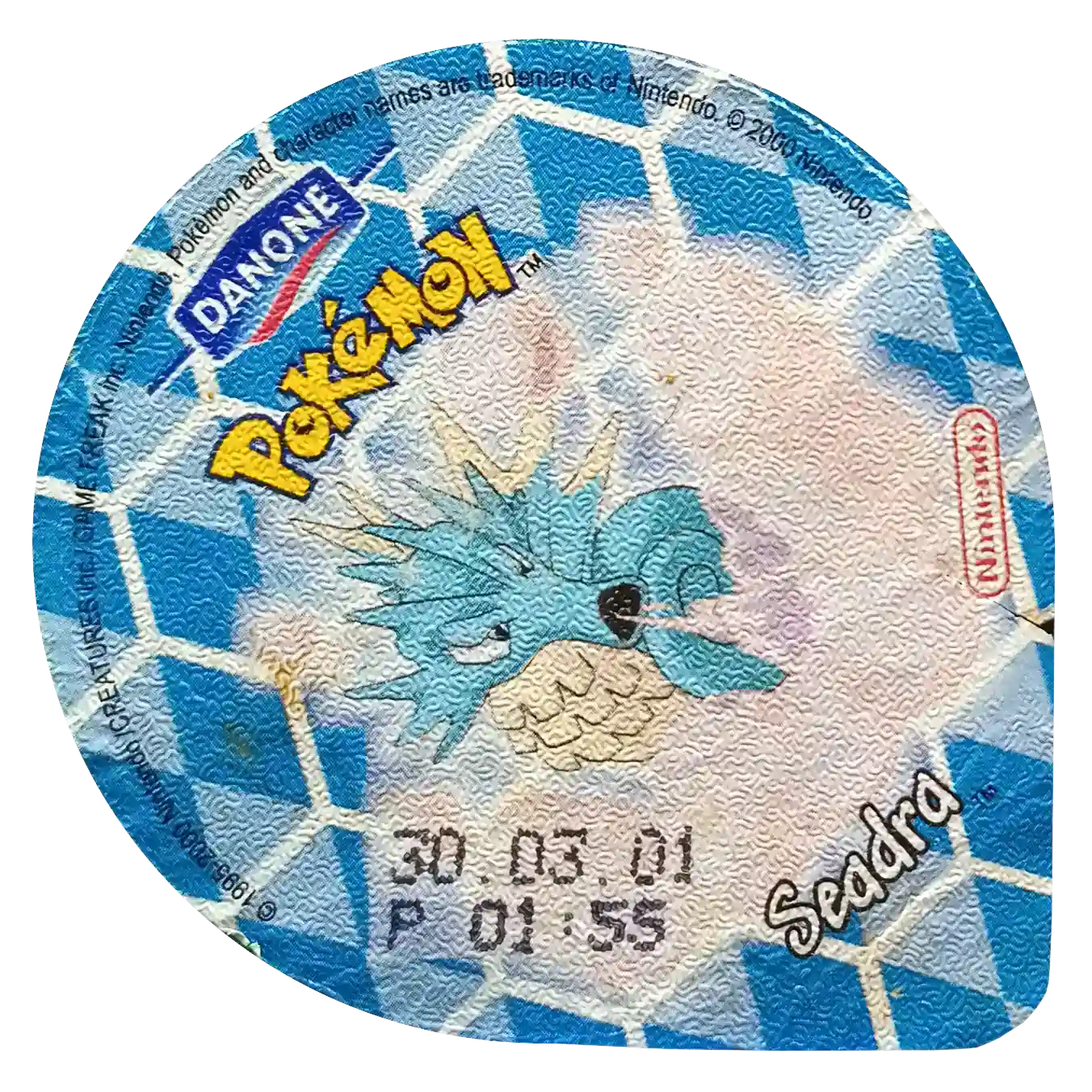 wieczka pokemon danone kolekcja - seadra