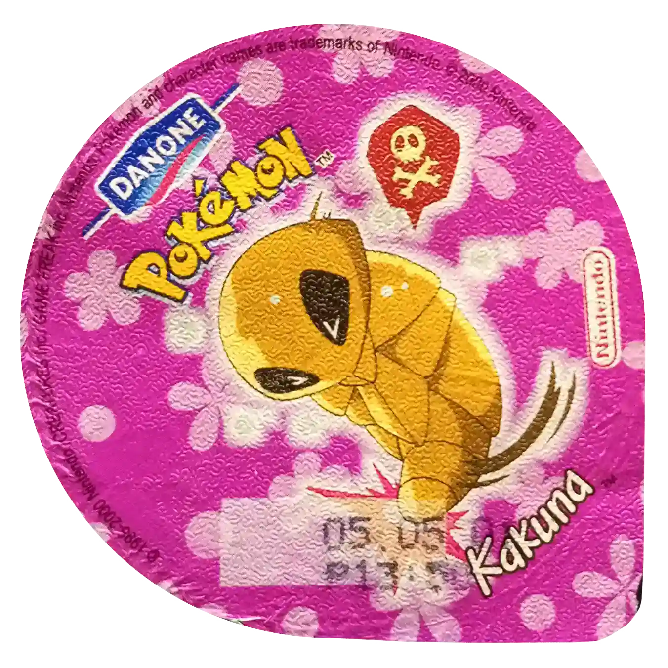 wieczka pokemon danone kakuna uderza ogonem pokepolis zbiór pokemon tazo