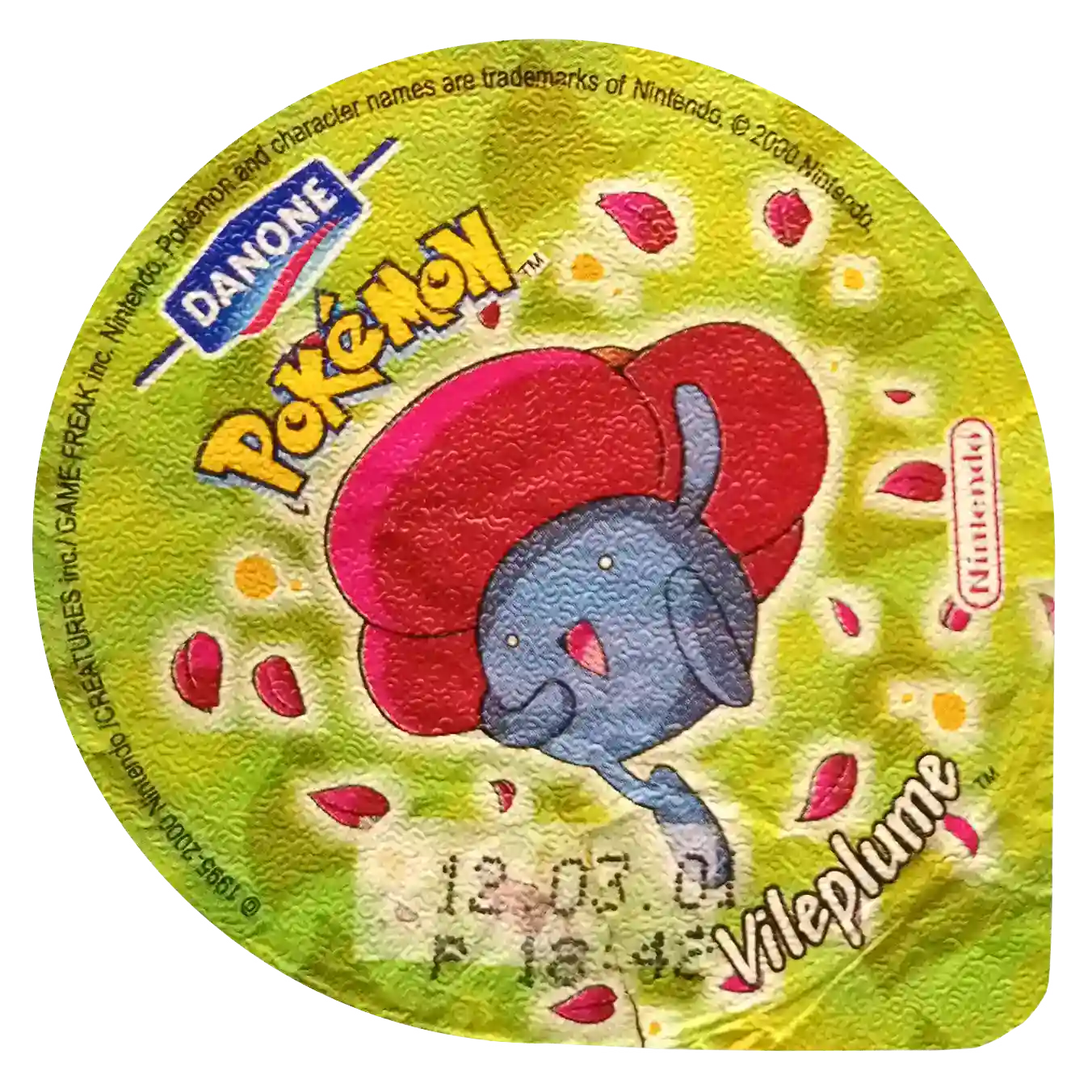 wieczka pokemon danone vileplume używa ataku petal dance największy zbiór kolekcji pokemon tazo
