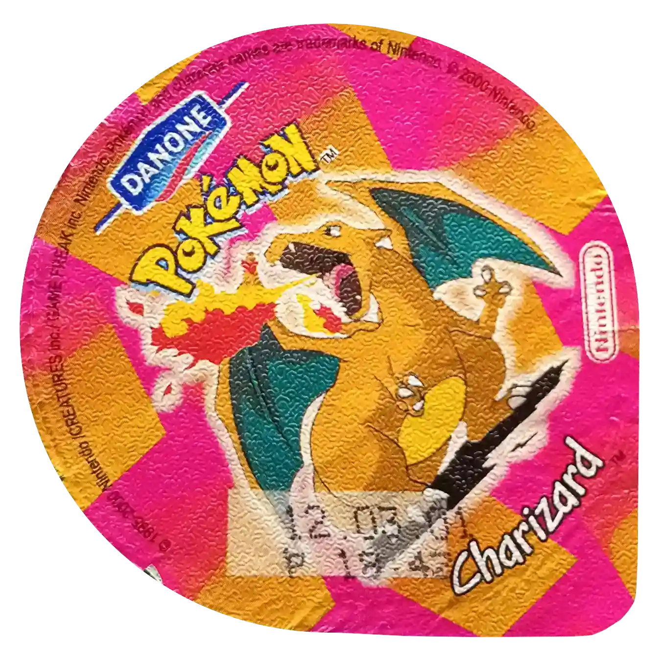 wieczka pokemon danone charizard atakuje miotaczem ognia pokepolis zbiór pokemon tazo