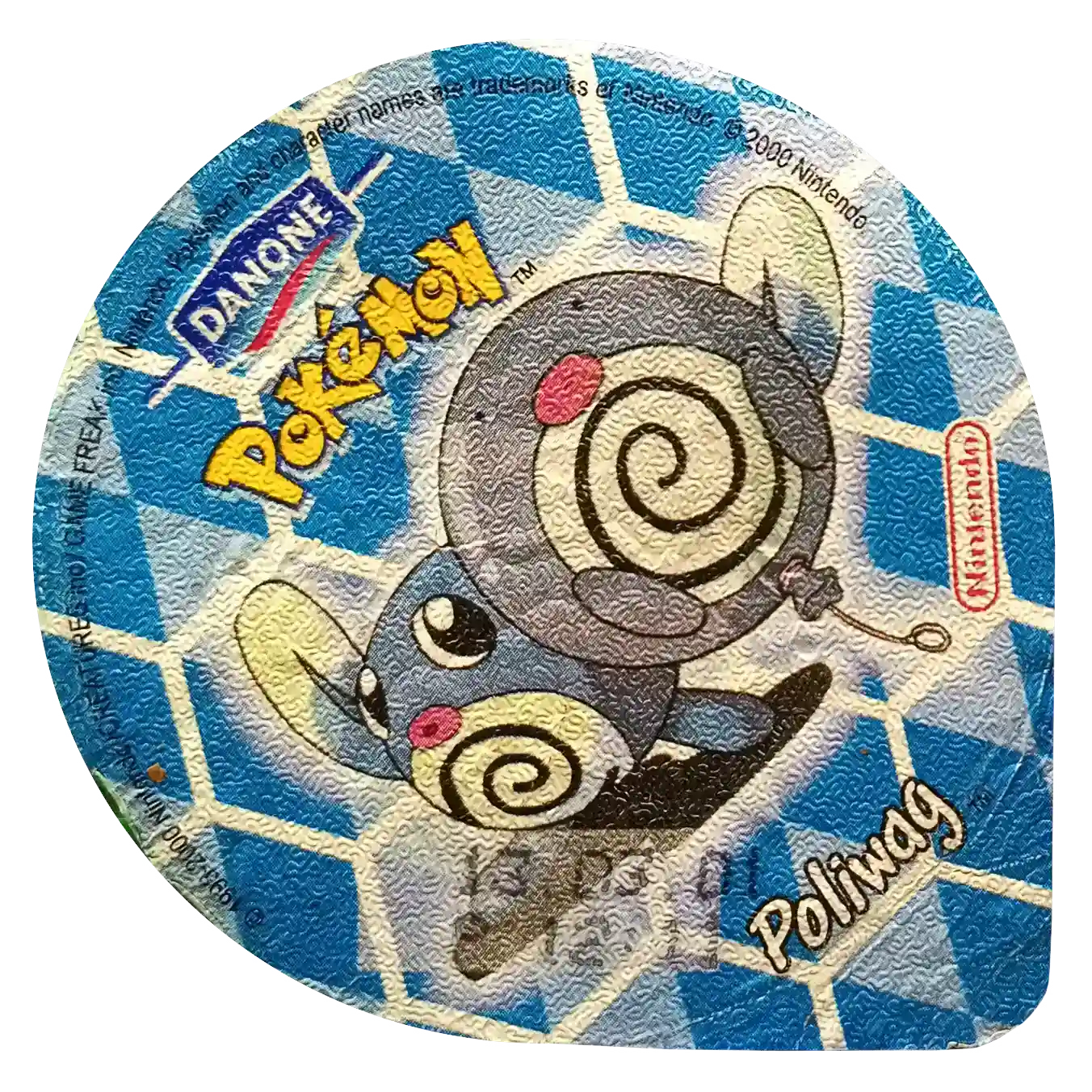 wieczka pokemon danone kolekcja - poliwag
