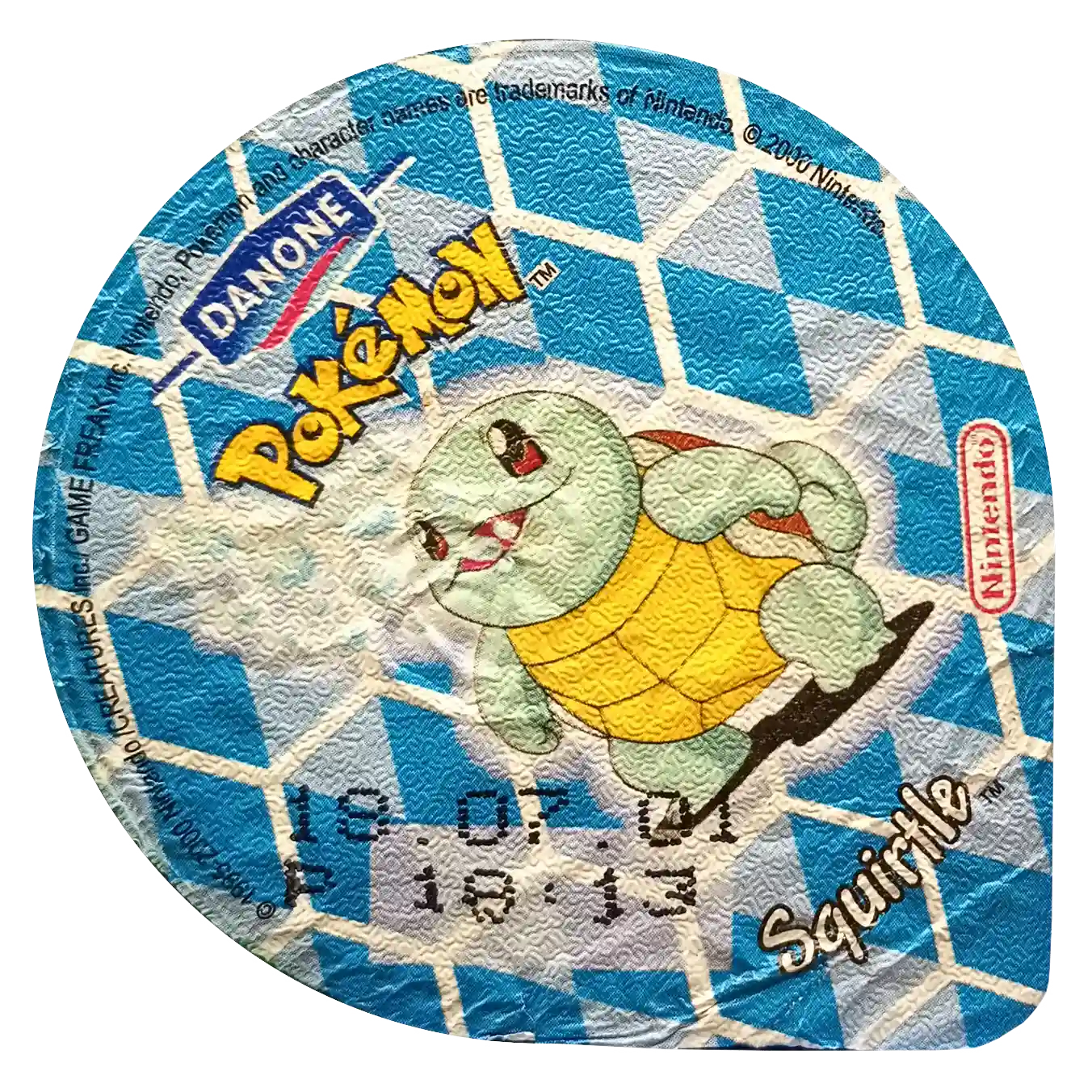 wieczka pokemon danone kolekcja - squirtle