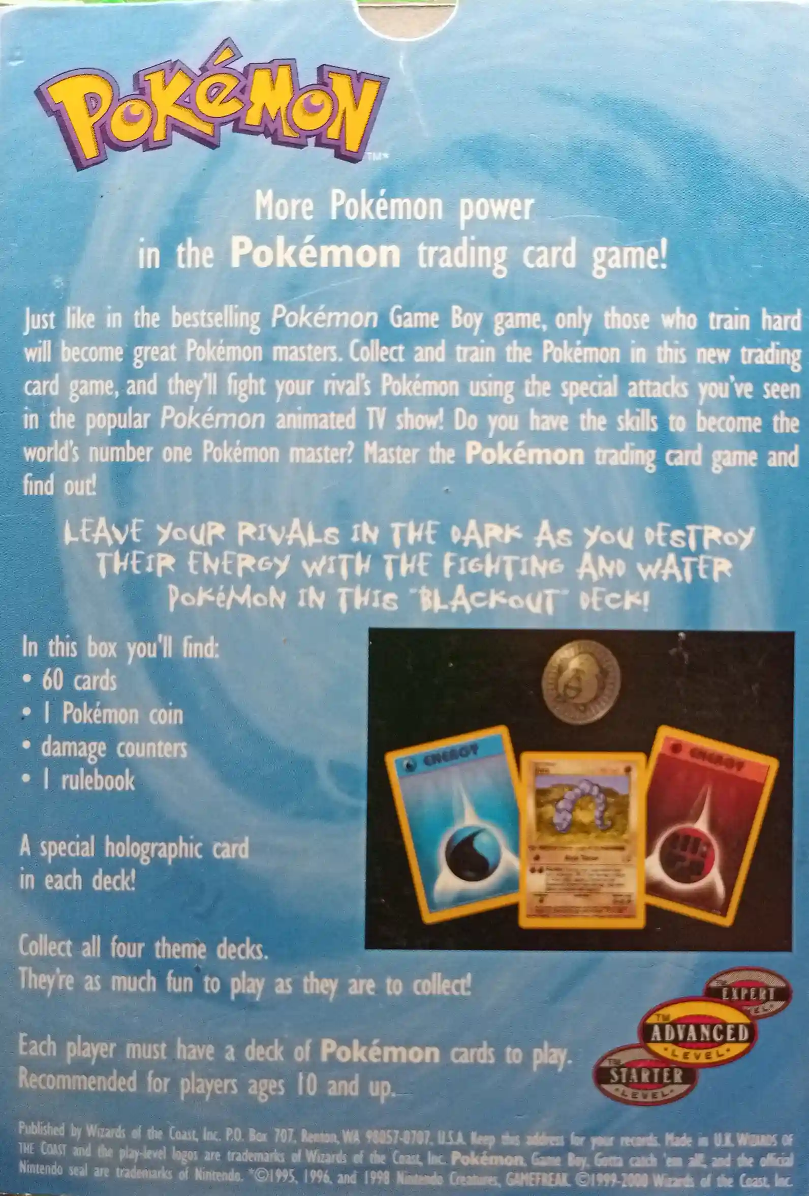 Blackout Theme Deck Pokemon Trading Card Game