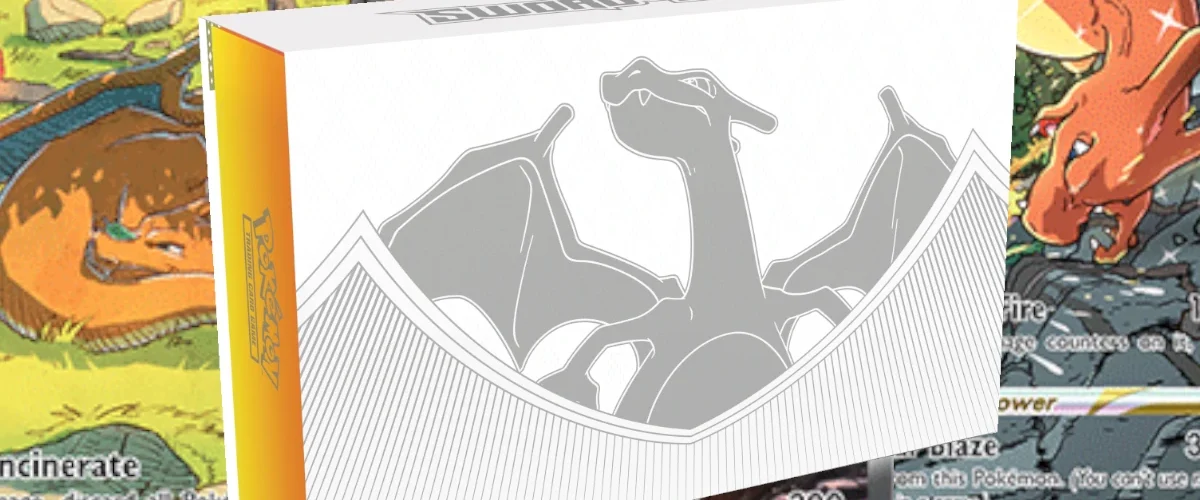 ultra premium collection charizard box banenr