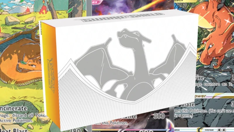 ultra premium collection charizard box banenr