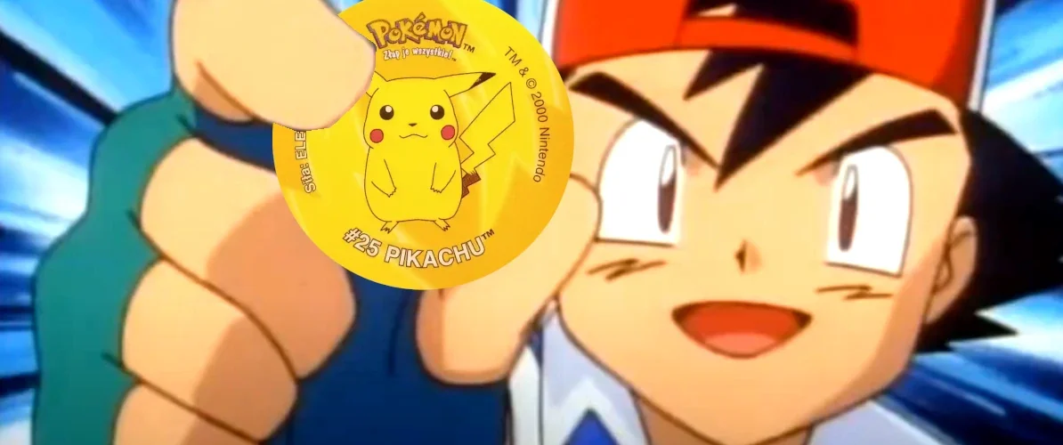 pokemon tazo ash tazosy