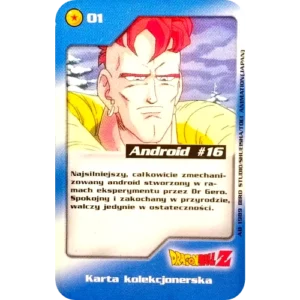 chio dragon ball karta kolekcjonerska z androidem