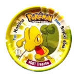 pokemon metal tazo advances seria 1 pokemon treecko miniaturka