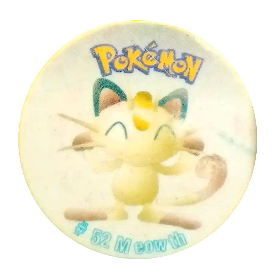 pokemon taso 4 pokemone meowth to nieoryginalne tazoz turcji o tematyce pokemonów
