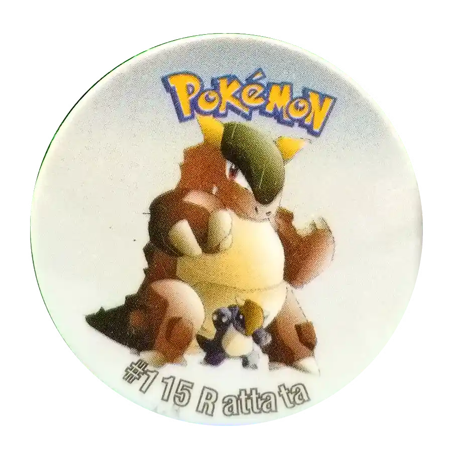 pokemon taso 4 pokemone rattata to nieoryginalne tazoz turcji o tematyce pokemonów