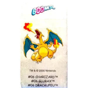 pokemon boomer charizard naklejka z gumy boomer