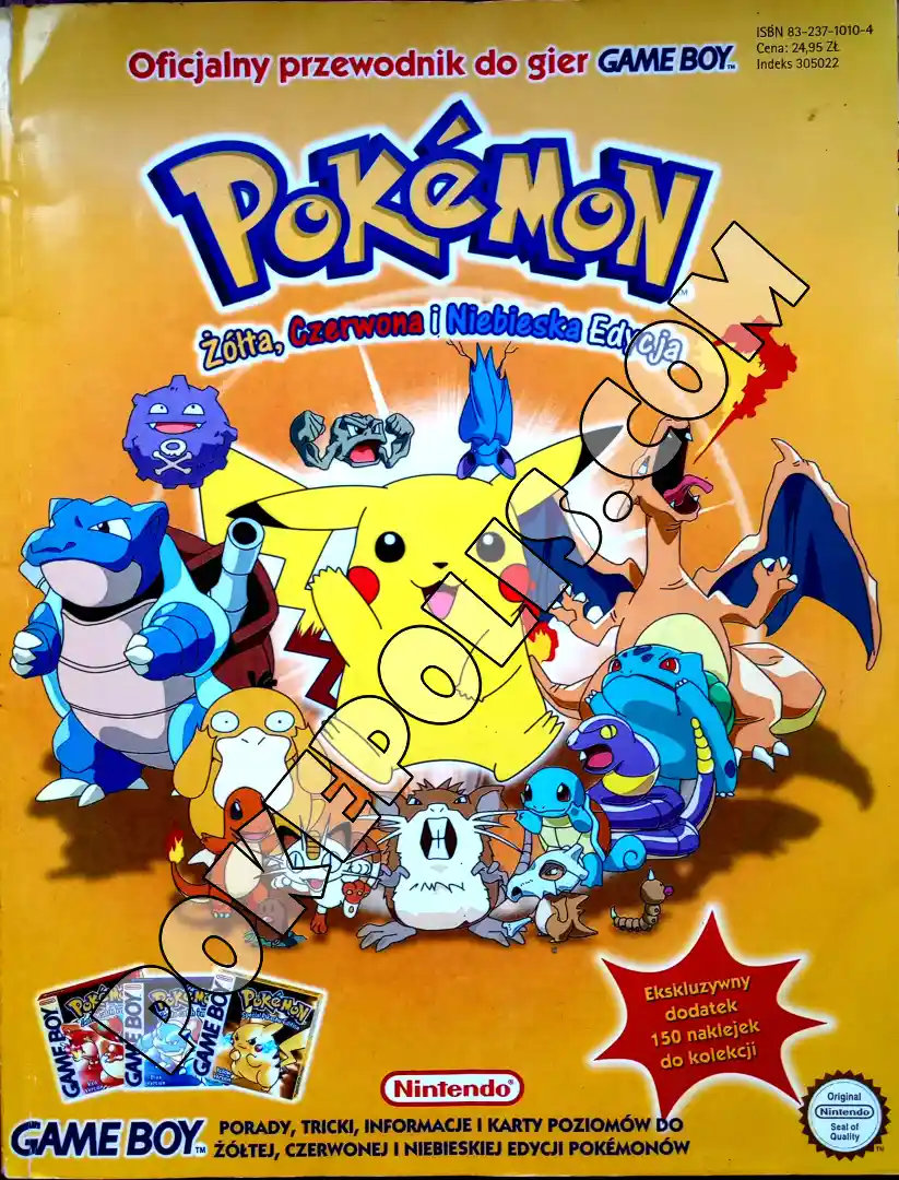 Pokemon Trainer Guide Yellow, Red and Blue (nintendo pokemon special  edition for yellow, red and blue)