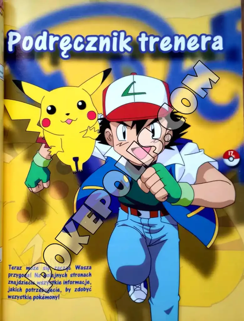 pokemon oficjalny przewodnik do gier gameboy nintendo yellow, red, blue podręcznik trenera