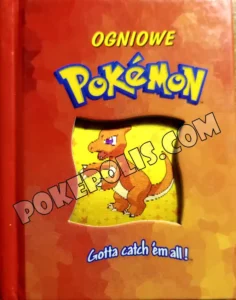 Pokemon książka breloczek opisująca pokemony ogniowe (ogniste) wraz z ich atakami i opisem