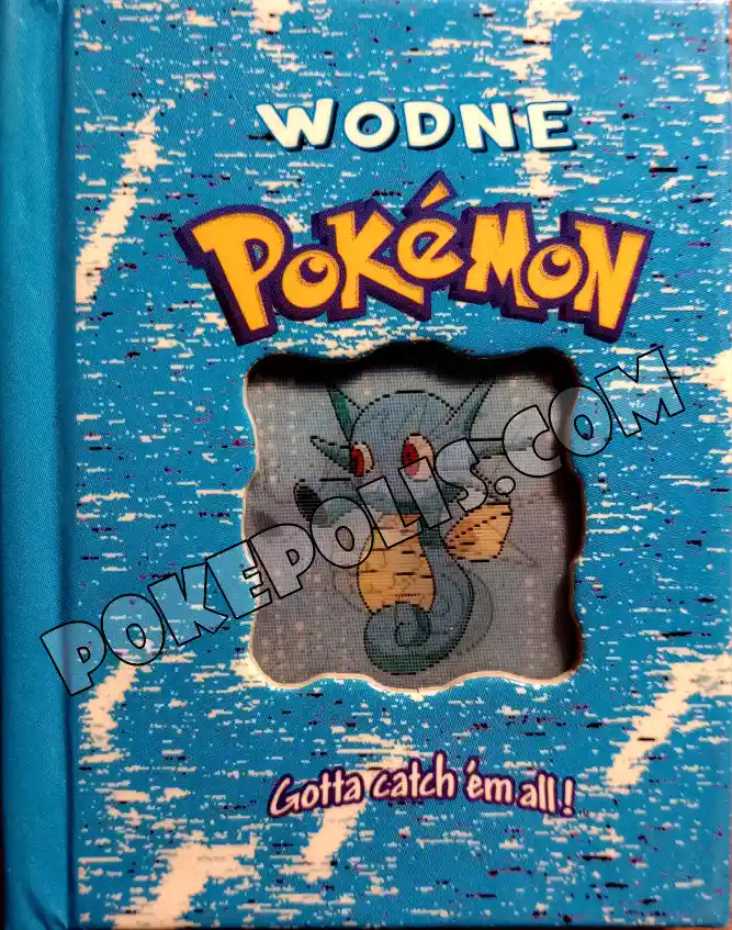 Pokemon książka breloczek opisująca pokemony wodne wraz z ich atakami i opisem
