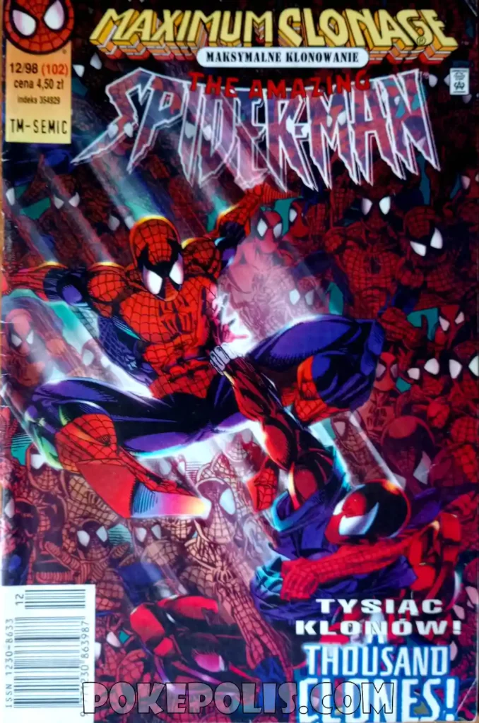 komiksy spider-man tm semic przygody człowieka pająka maximum clonage
