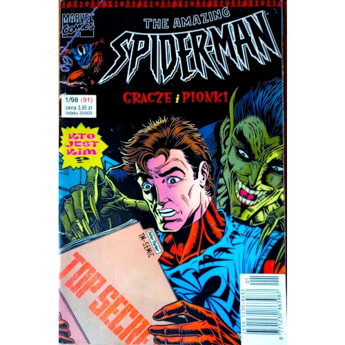 spider man gracze i pionki komiks okładka