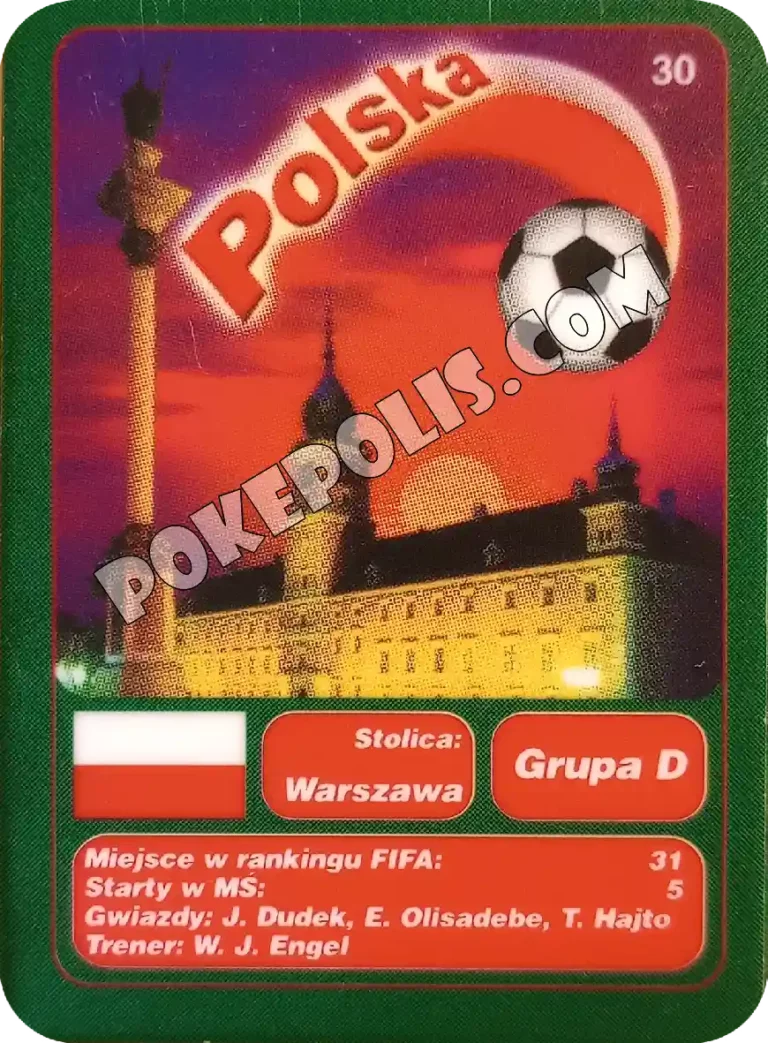 goool club 2002 karty z chipsów lays mistrzostwa świata w piłce nożnej mundial kraj polska