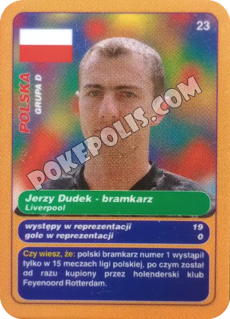 gool club 2002 chipsy lays karty i tazosy, mistrzostwa świata w piłce nożnej zawodnik jerzy dudek