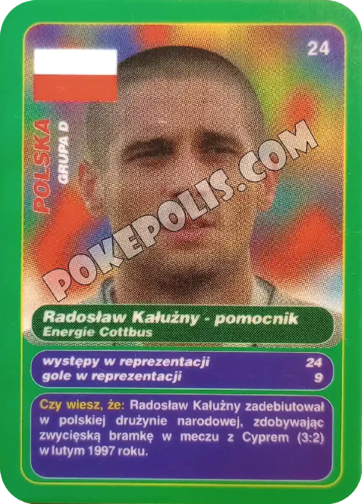 gool club 2002 chipsy lays karty i tazosy, mistrzostwa świata w piłce nożnej zawodnik radosław kałużny