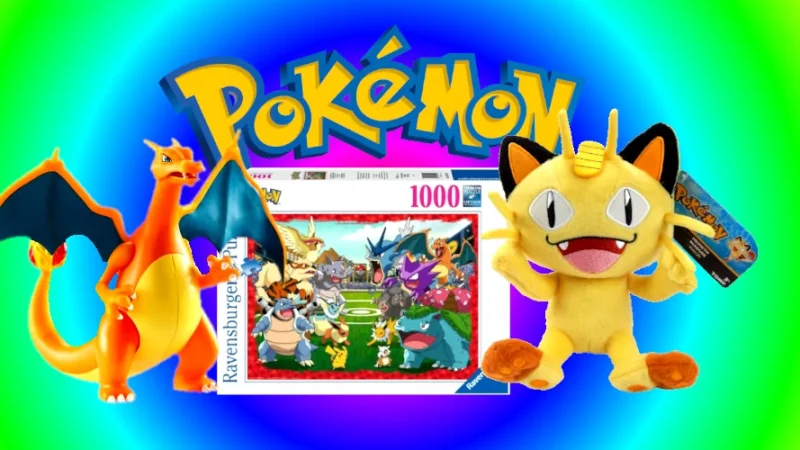 zabawki pokemon puzzle figurki