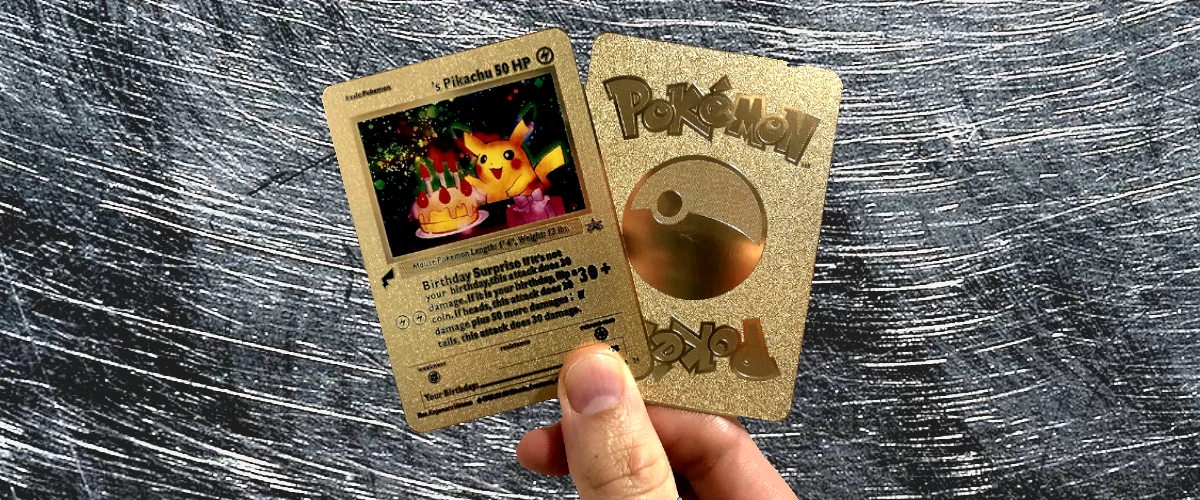 metalowe karty pokemon