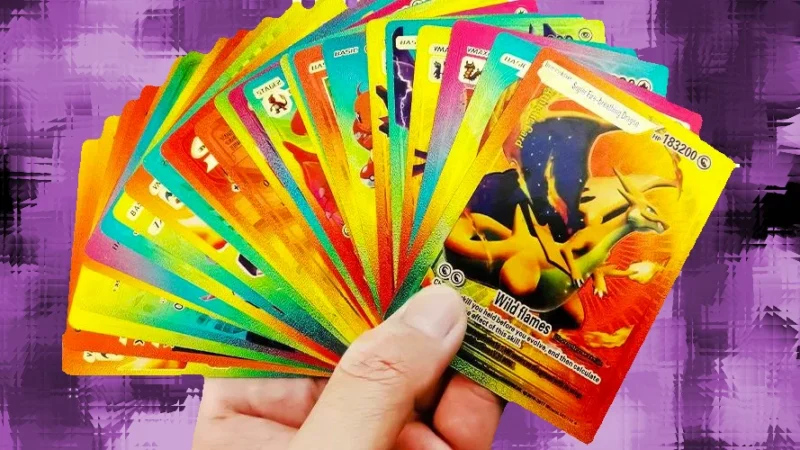 tęczowe karty pokemon