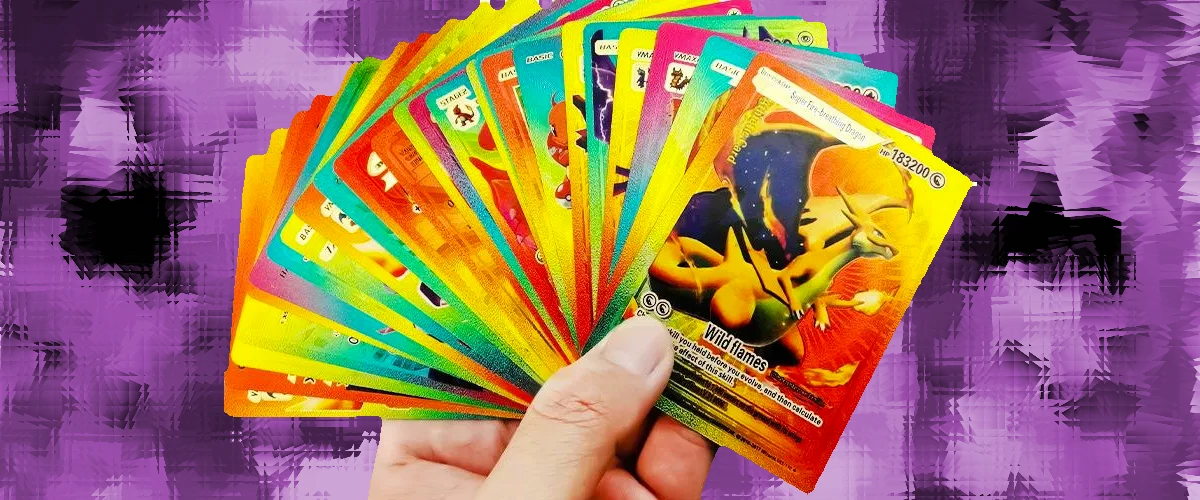 tęczowe karty pokemon
