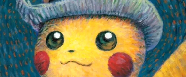 Pikachu Van Gogh Grey hat pikachu