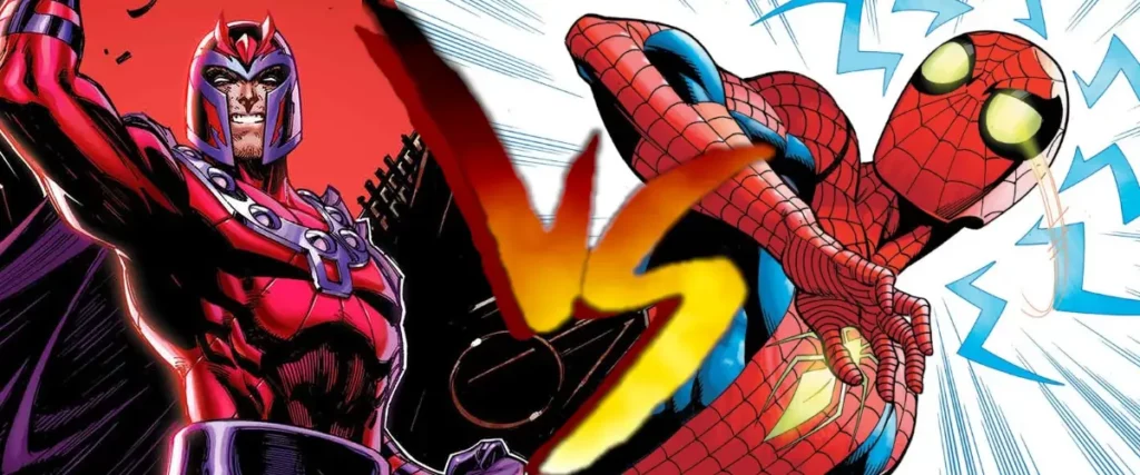 magneto vs spiderman